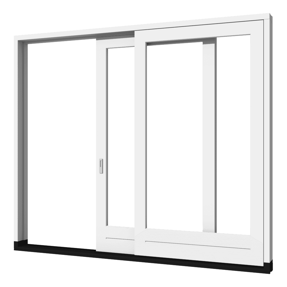 2-delig hefschuifraam | hout